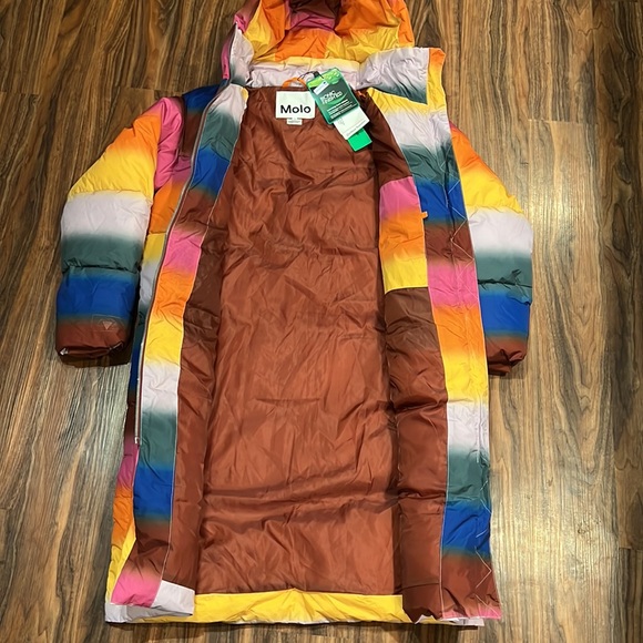 Molo Harper Glowy Rainbow Coat - Picture 10 of 16